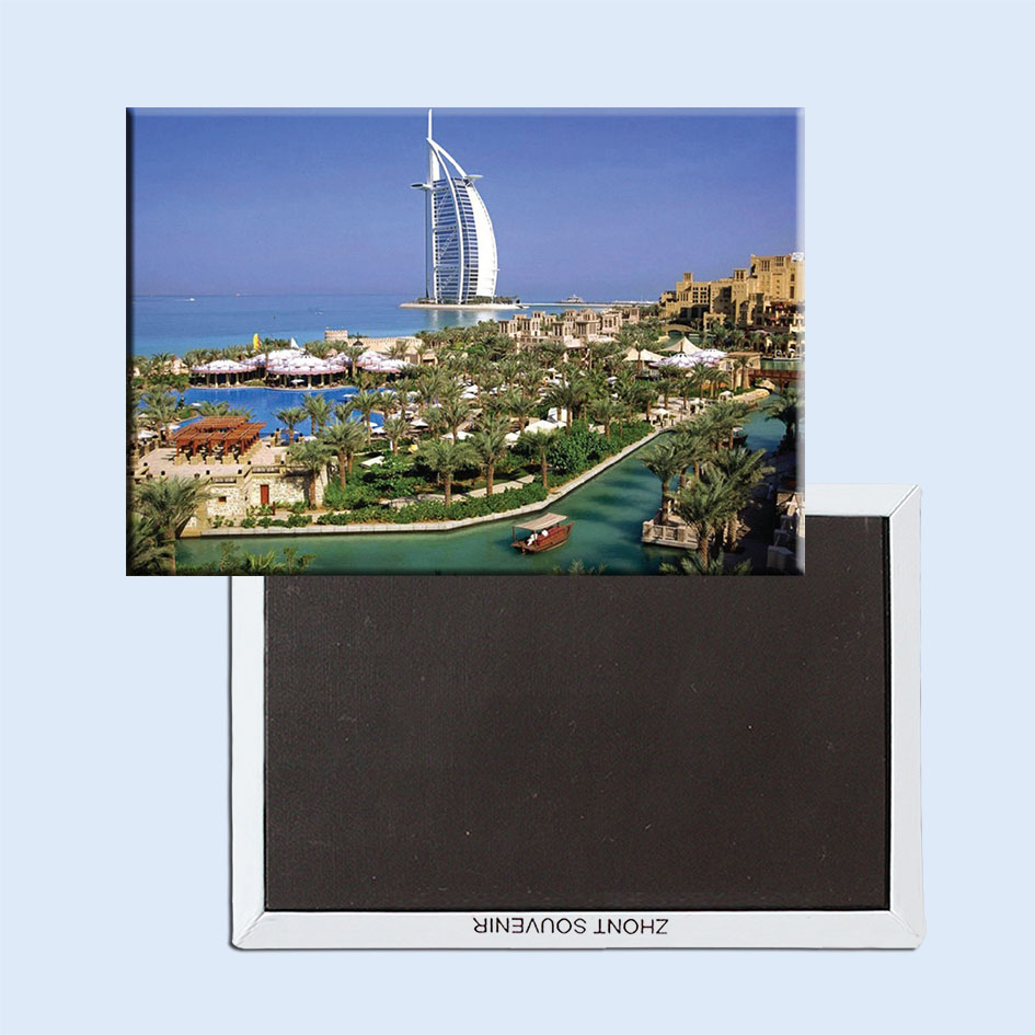 Dubai souvenir fridge magnet customized fridge magnetic sticker