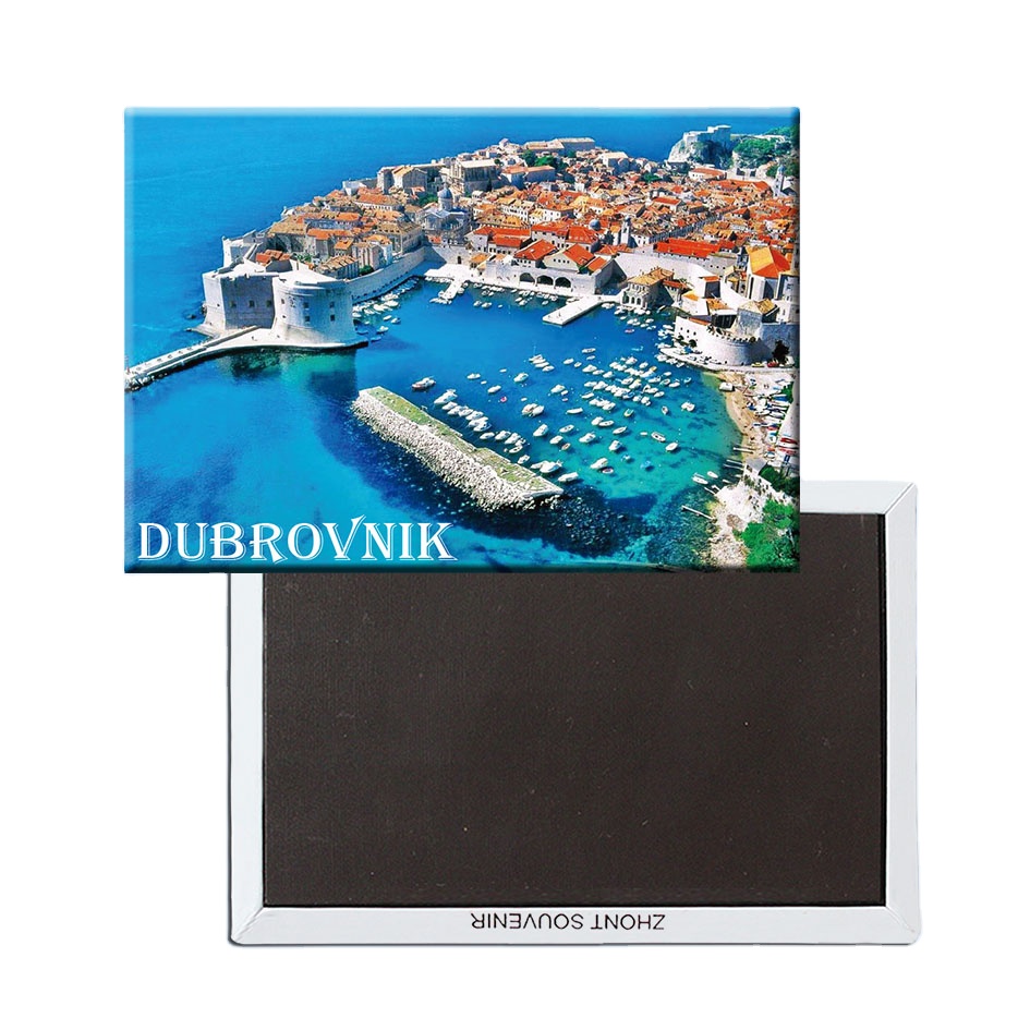 Dubrovnik fridge magnet souvenir metal wrapped Photo magnet for refrigerator,touirst decoration gift refrigerator magnets
