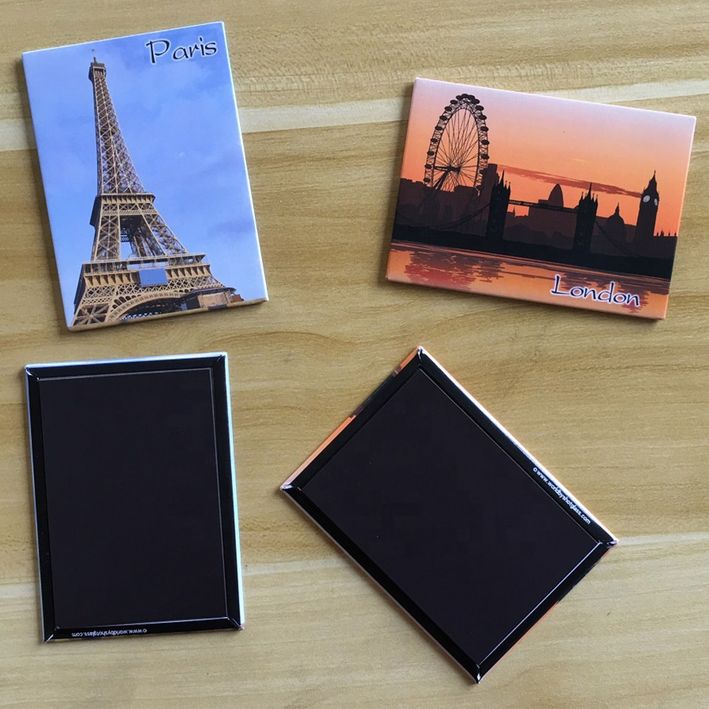 5 sizes metal wrapped photo magnets for tourist gift,classical decorate for fridge,cabinet,tradition souvenirs