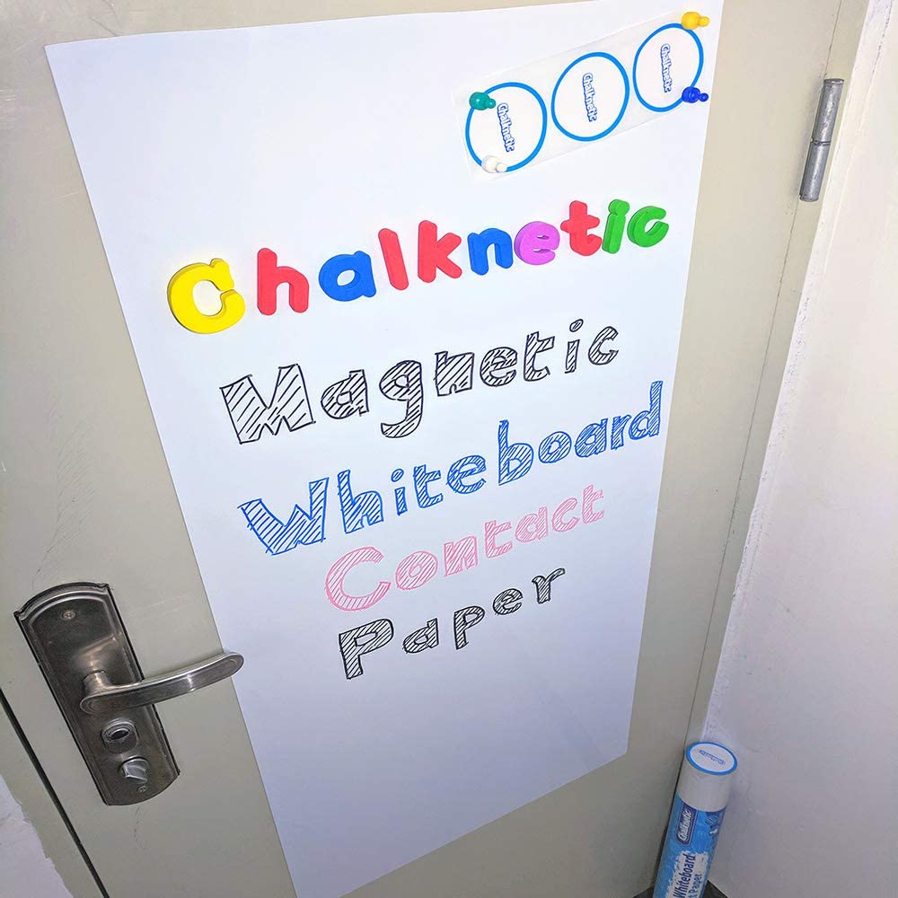 SelfSelf Adhesive Magnetic Chalkboard Sticker For Children  Playroom Magnetic Dry Erase Whiteboard Wall Sticker