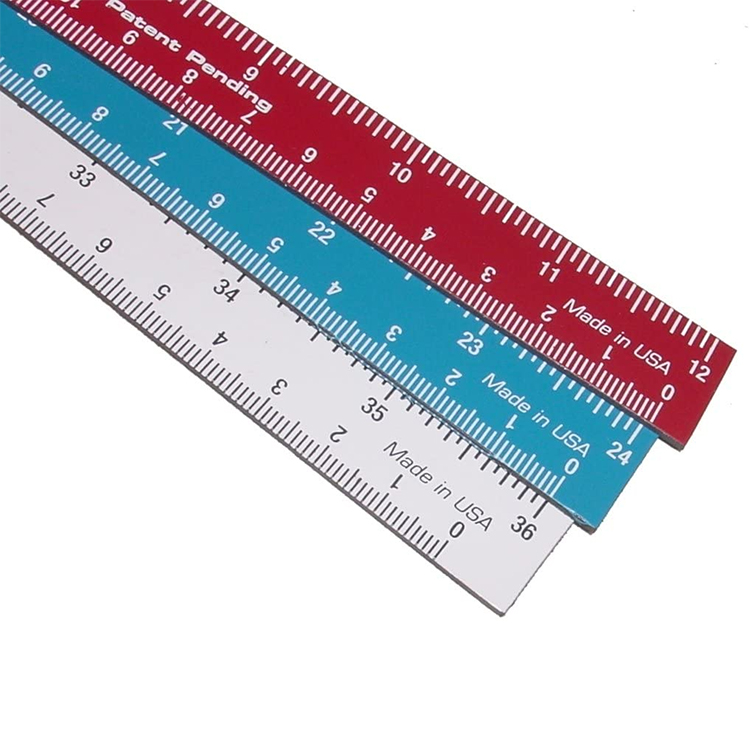 High Quality Customized Size Soft Magnetic Straight Ruler Flexible Magnetic Ruler For Kids