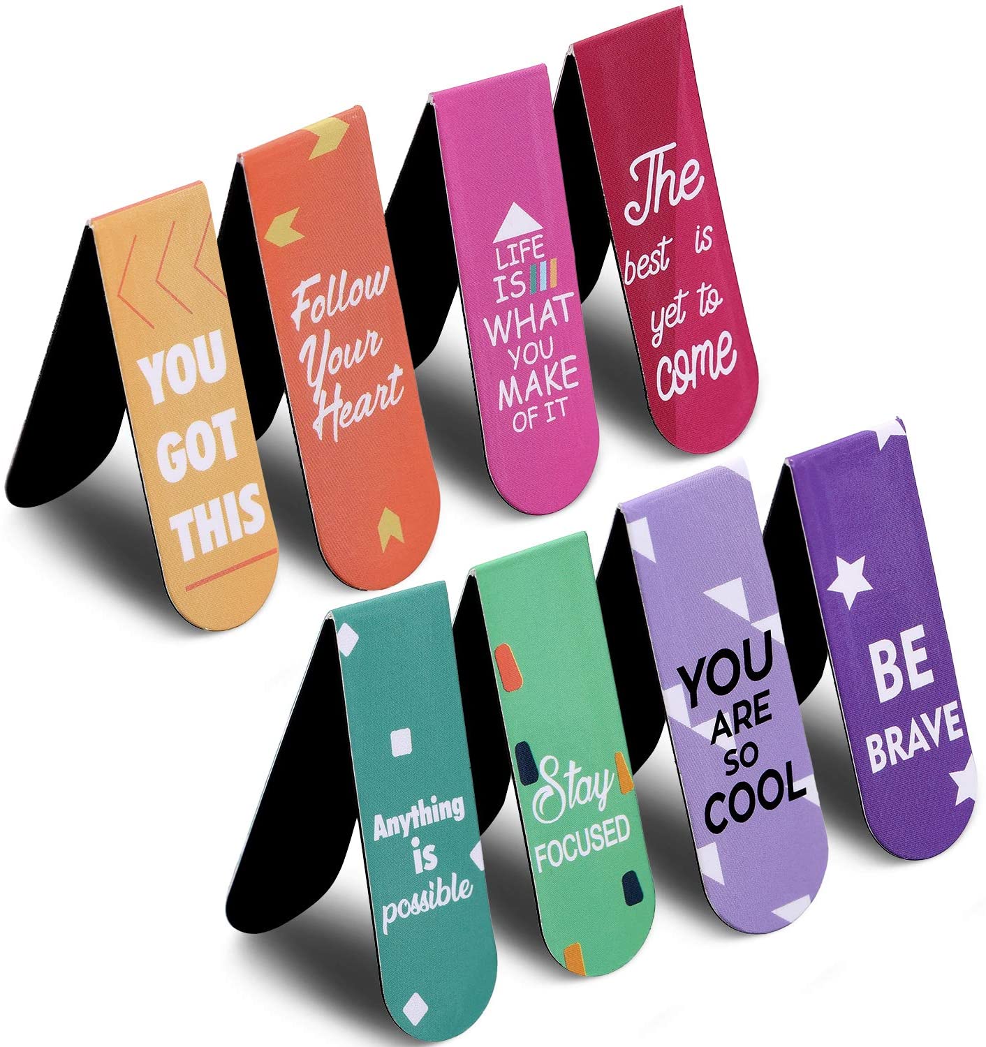 Custom Cute Magnetic Bookmarks Magnet Page Markers Set for Students Reading